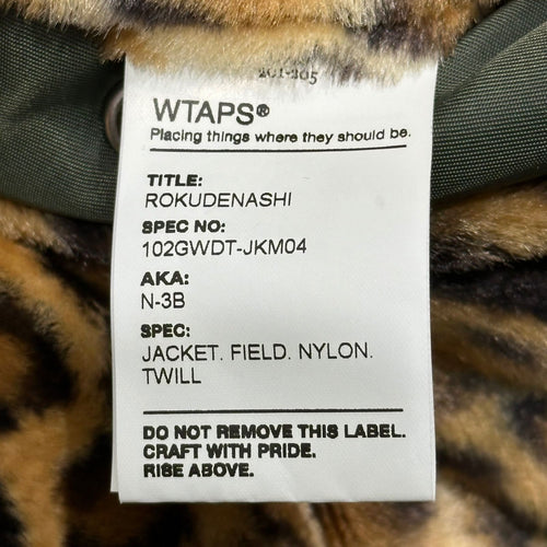 Wtaps Military Jacket 10Aw N-3B Field Nylon Twill 102Gwdt-Jkm04 M Rokudenashi