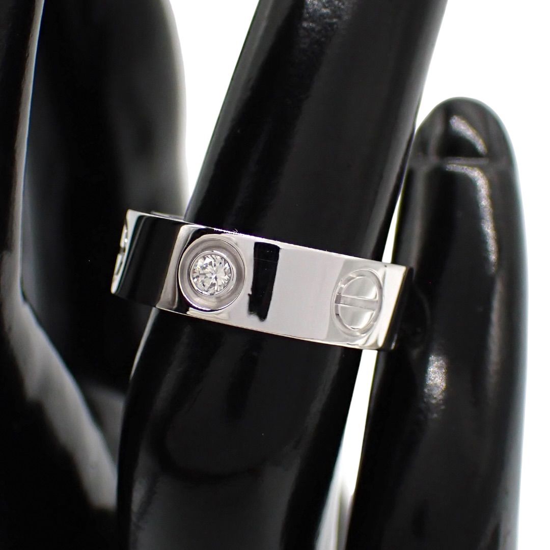 Cartier Ring 47 7 3P 750 K18 Wg 4970