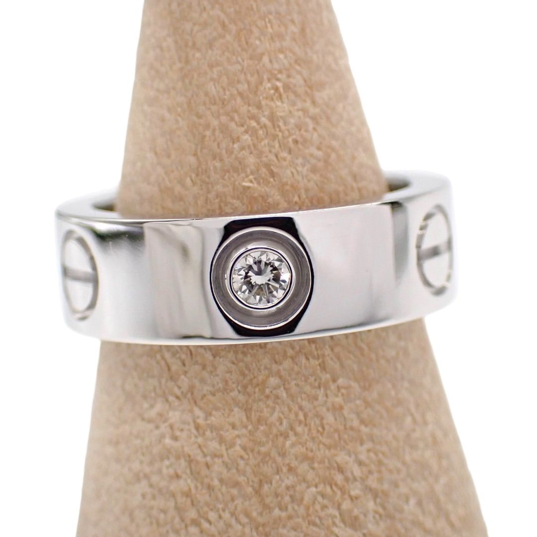 Cartier Ring 47 7 3P 750 K18 Wg 4970