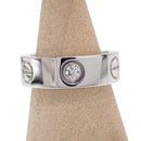 Cartier Ring 47 7 3P 750 K18 Wg 4970