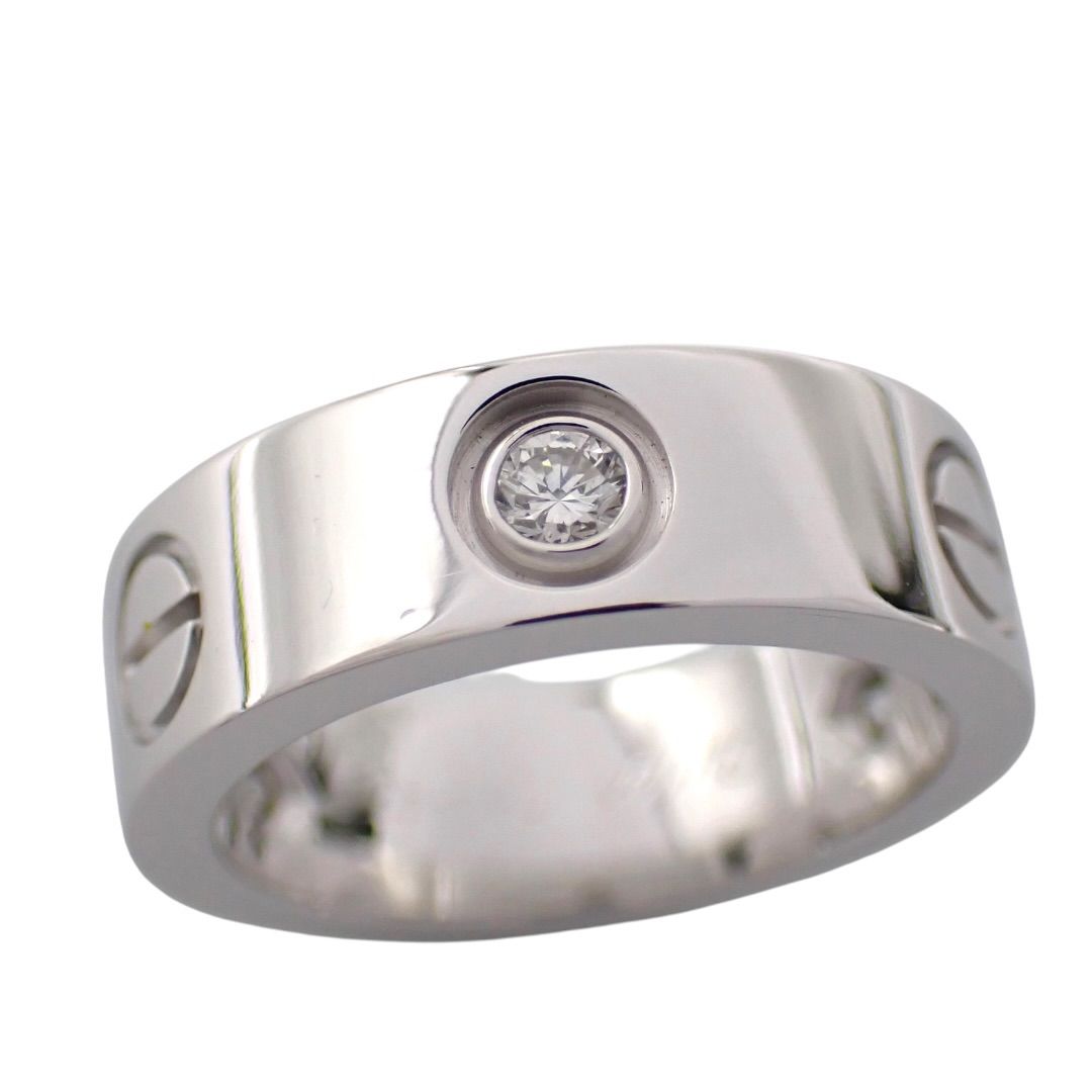 Cartier Ring 47 7 3P 750 K18 Wg 4970