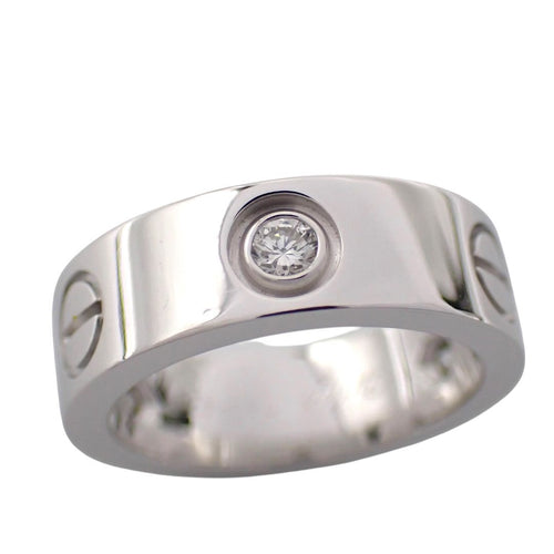 Cartier Ring 47 7 3P 750 K18 Wg 4970