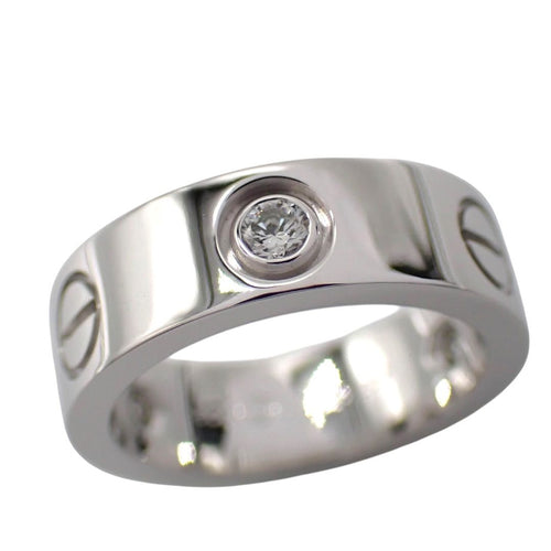 Cartier Ring 47 7 3P 750 K18 Wg 4970