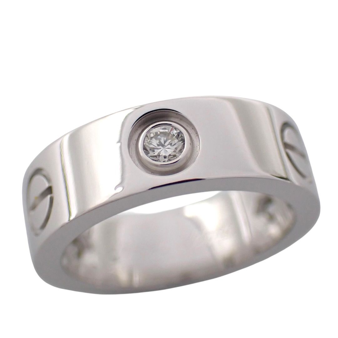 Cartier Ring 47 7 3P 750 K18 Wg 4970