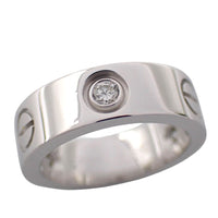 Cartier Ring 47 7 3P 750 K18 Wg 4970