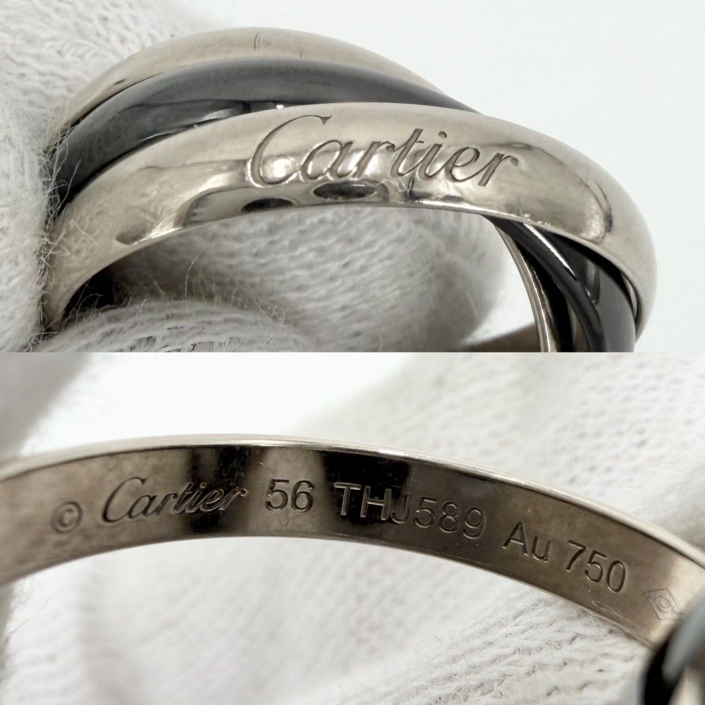 Cartier Ring Au750 18 Wg 56 K18 16 7.3G