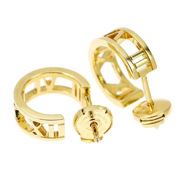 Tiffany Earrings (For Both Ears) K18Yg