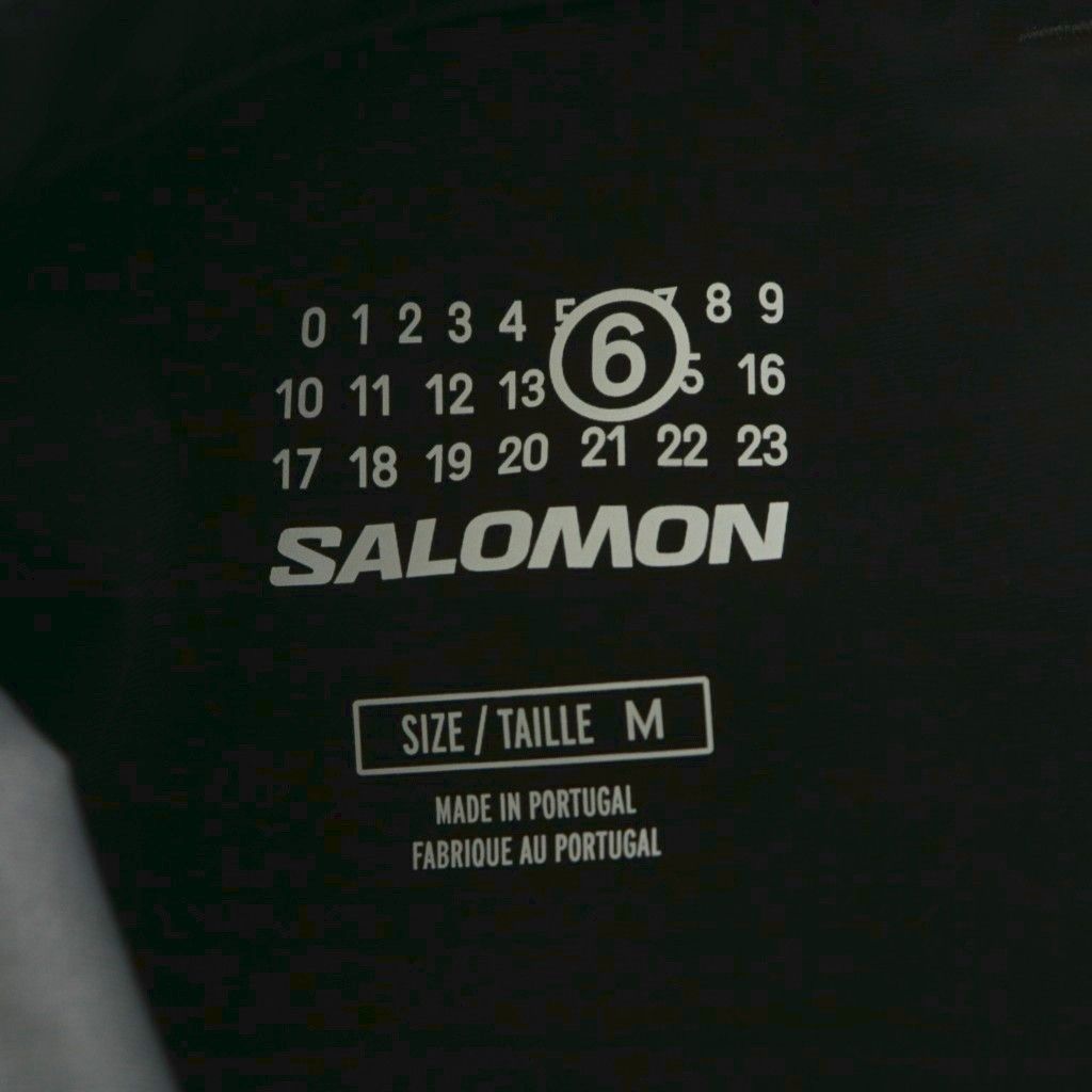 Salomon Slacks Mm6 Pants 5 Pockets Deep Black M Sh0La0013 M35200 /An7 Aa