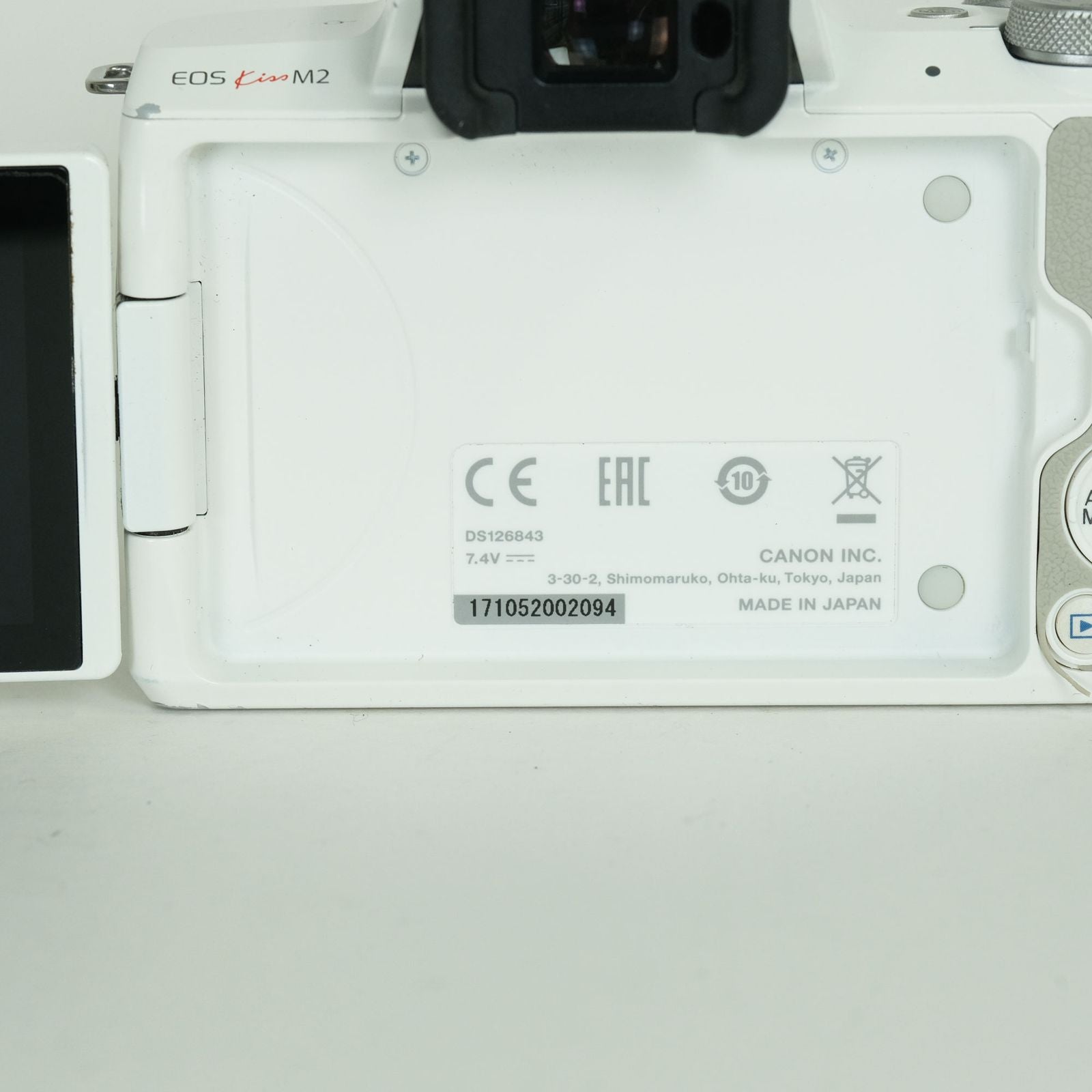 Canon Mirrorless Interchangeable Lips 2 Eos Kiss M2 Ef-M