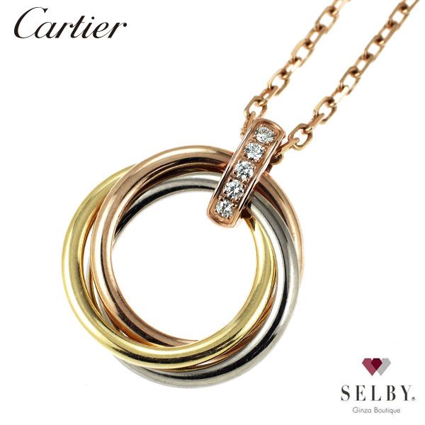 Cartier Necklace K18Yg/Wg/Pg