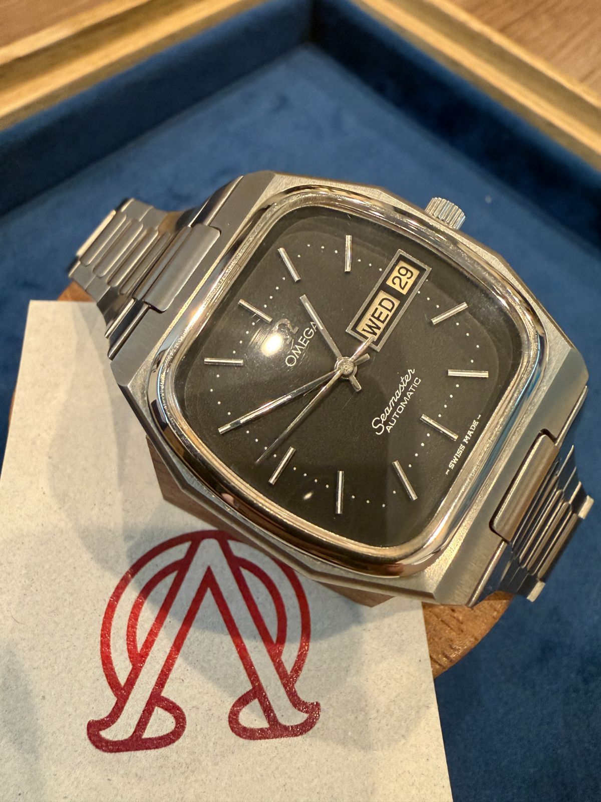 Omega Automatic Winding Clock Sea Master 166.0256 366.08611 Vrom39