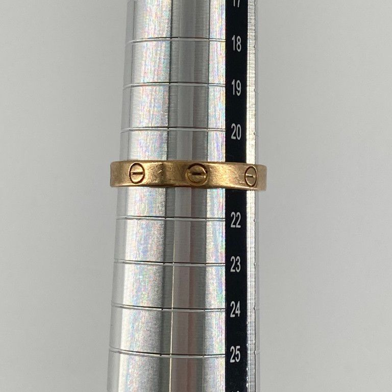 Cartier Ring 8 Off Yg750 62 3.8G