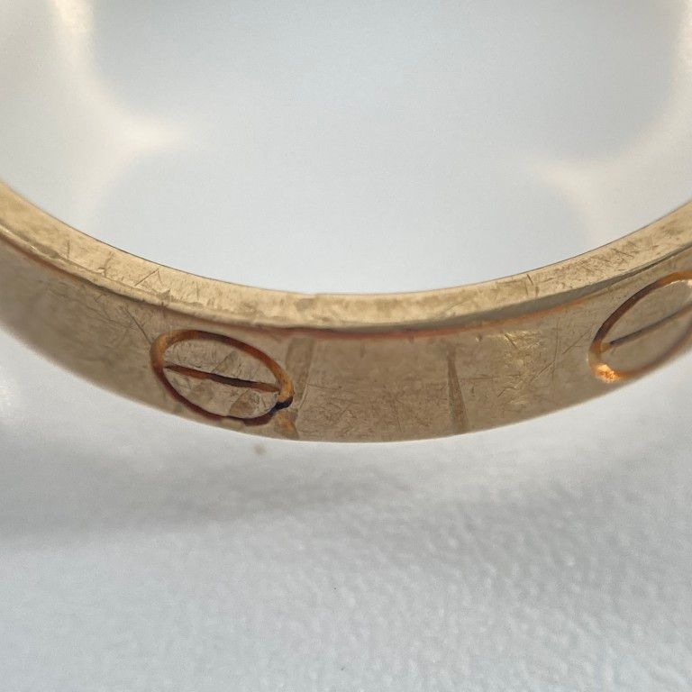 Cartier Ring 8 Off Yg750 62 3.8G