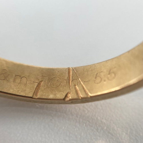 Cartier Ring 8 Off Yg750 62 3.8G
