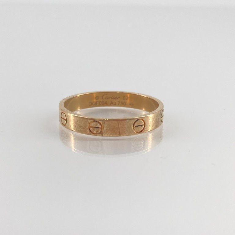 Cartier Ring 8 Off Yg750 62 3.8G