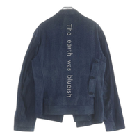 Yohji Yamamoto Tailored Jacket Pour Homme 21Ss Denim Belt Hd-J22-005