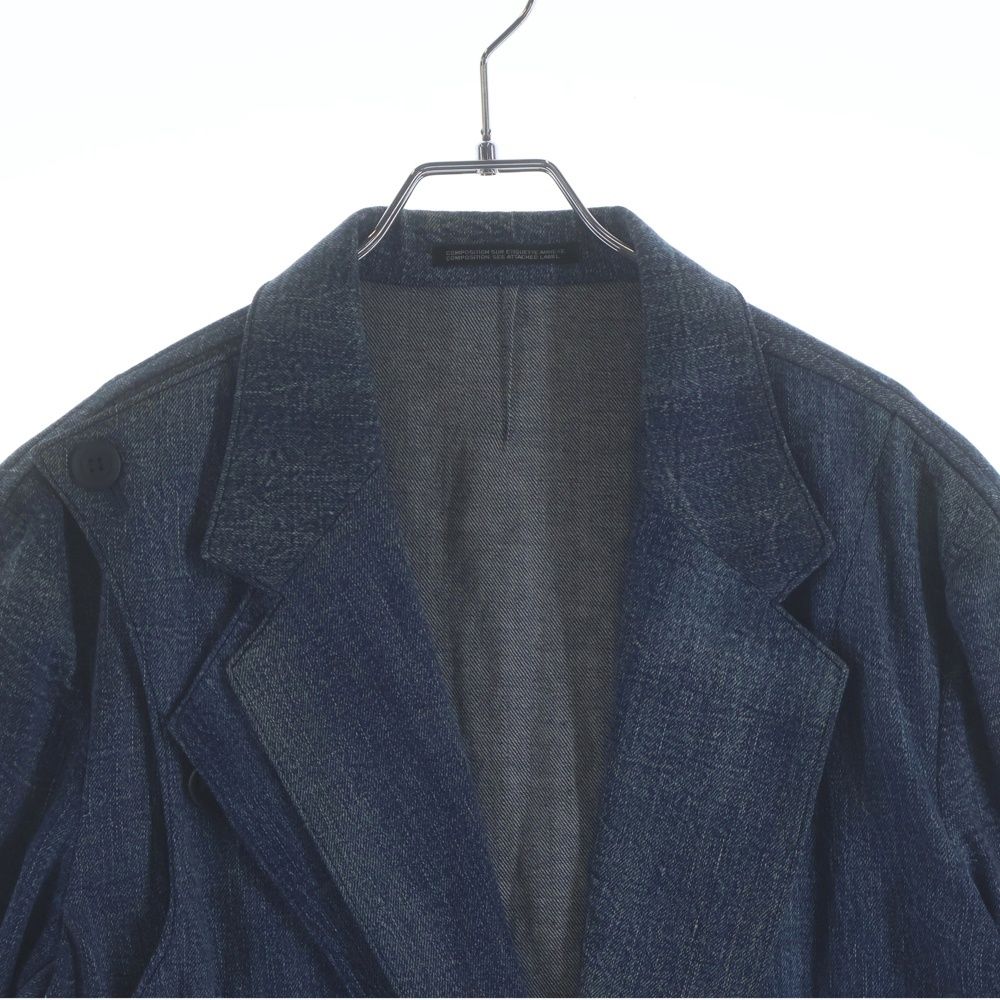 Yohji Yamamoto Tailored Jacket Pour Homme 21Ss Denim Belt Hd-J22-005