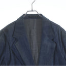 Yohji Yamamoto Tailored Jacket Pour Homme 21Ss Denim Belt Hd-J22-005