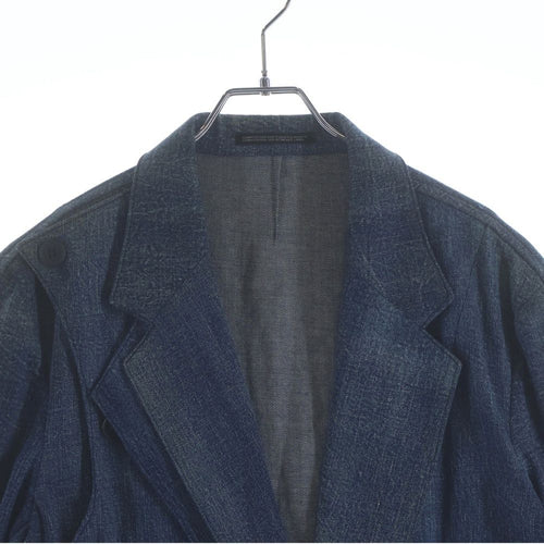 Yohji Yamamoto Tailored Jacket Pour Homme 21Ss Denim Belt Hd-J22-005