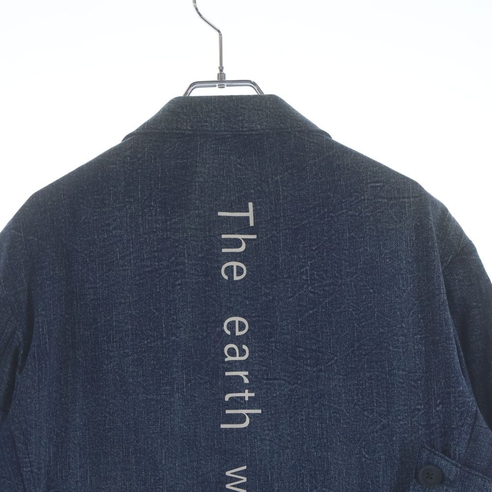 Yohji Yamamoto Tailored Jacket Pour Homme 21Ss Denim Belt Hd-J22-005