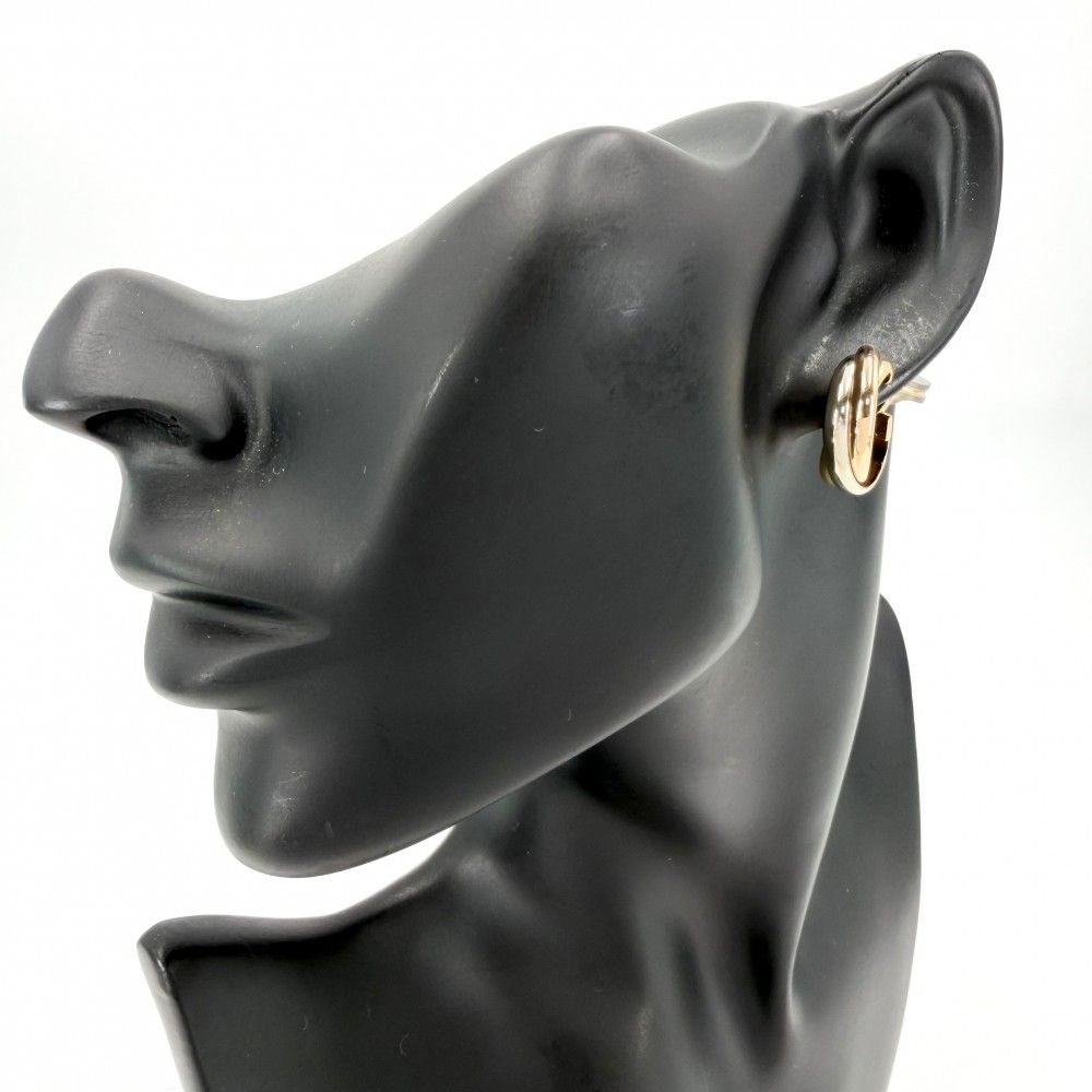 Cartier Earring 18 Yg/Pg/Wg Au750 K18 13.4G