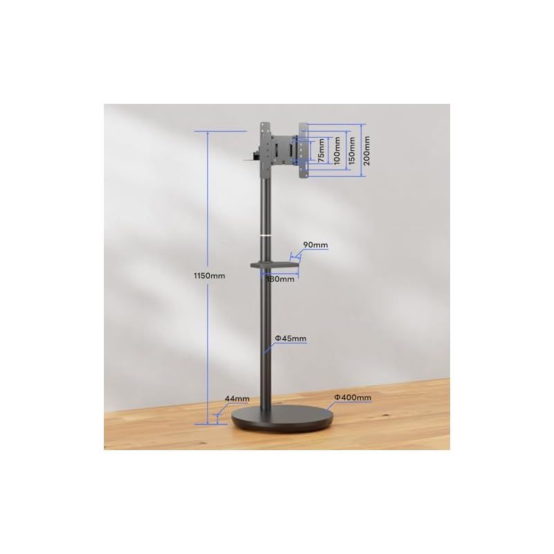 Tv Stand Metiya 49 16Kg Vesa 75X75/100X100/200X200/150X150/100X200/150X200Mm 1