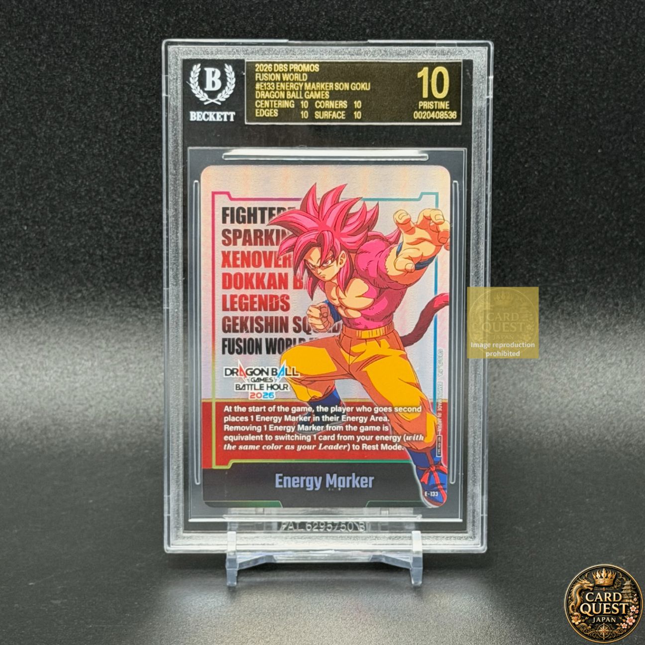 Bandai Fusion World Bgs10 {E-133} Battle Hour 2026 Dragon Ball Super Card Game