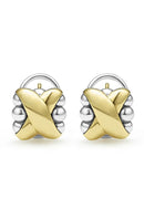 Earrings (For Both Ears) Lagos Embrace Omega Gold Silver