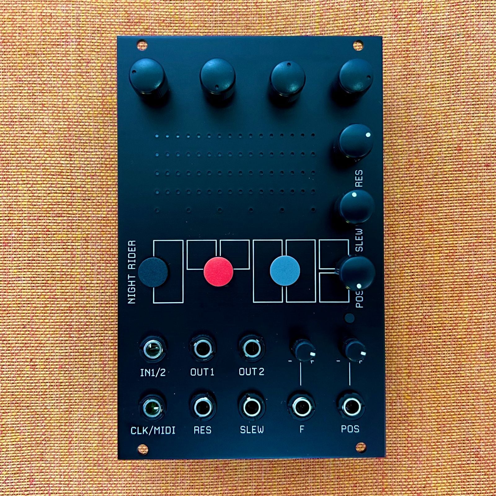 Modular Synthesizer Ryk Night Rider Quad Sequential Resonator