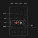 Modular Synthesizer Ryk Night Rider Quad Sequential Resonator