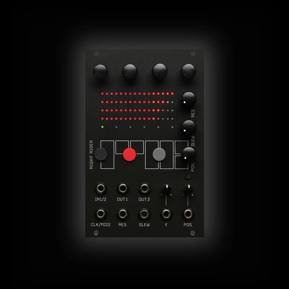 Modular Synthesizer Ryk Night Rider Quad Sequential Resonator