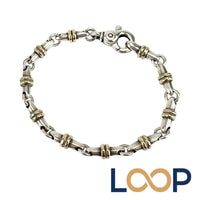 Tiffany Bracelet K18 Yg750 Sv925 25.1G 684531 13 16.5Cm/ 19Cm/ 0.3 1Cm A