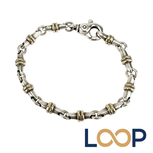 Tiffany Bracelet K18 Yg750 Sv925 25.1G 684531 13 16.5Cm/ 19Cm/ 0.3 1Cm A