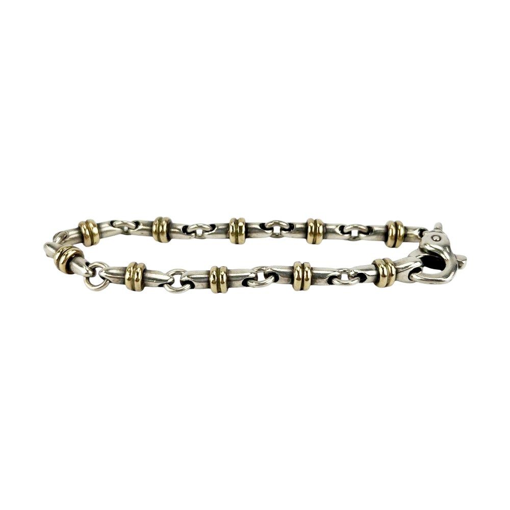 Tiffany Bracelet K18 Yg750 Sv925 25.1G 684531 13 16.5Cm/ 19Cm/ 0.3 1Cm A