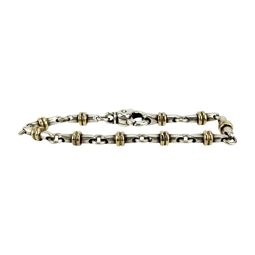 Tiffany Bracelet K18 Yg750 Sv925 25.1G 684531 13 16.5Cm/ 19Cm/ 0.3 1Cm A