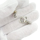 Tiffany Bracelet K18 Yg750 Sv925 25.1G 684531 13 16.5Cm/ 19Cm/ 0.3 1Cm A