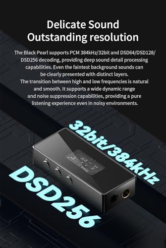 Others Trn Blackpearl Dac Amp 32Bit/384Khz Dsd256 Cs43131 Type-C C 3.5Mm+4.4Mm