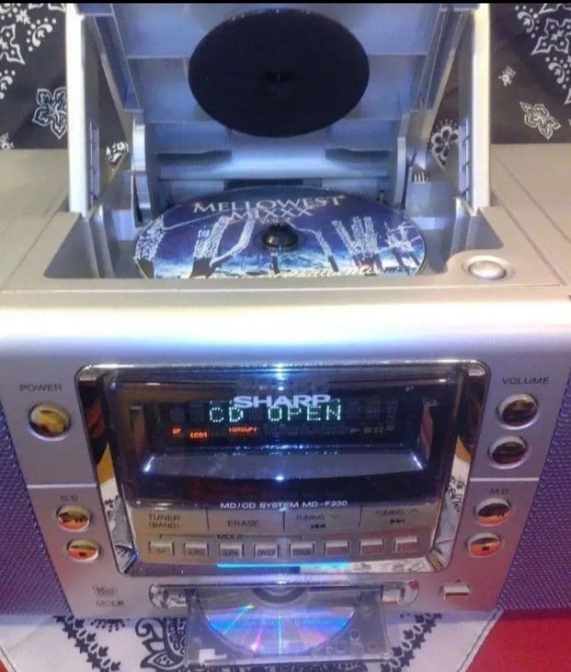 Sharp Cd, Md Cassette Decks Md/Cd Md-F250