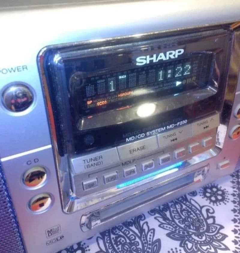 Sharp Cd, Md Cassette Decks Md/Cd Md-F250