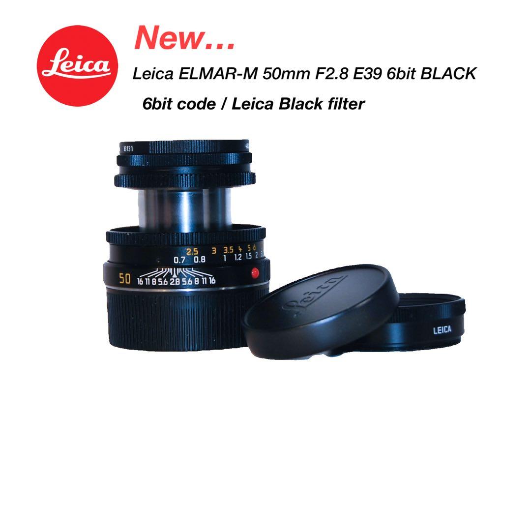 Leica Prime Lenses Elmar M F2.8 E39 6Bit Blk