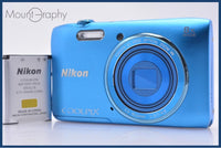 Compact Digital Camera Nikon Coolpix S3600 8X #Ks198
