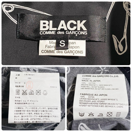 Black Comme Des Garcons Long Sleeve A19331 S