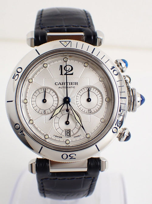 Cartier Automatic Winding Clock 124 W31030H3 Ss/ At