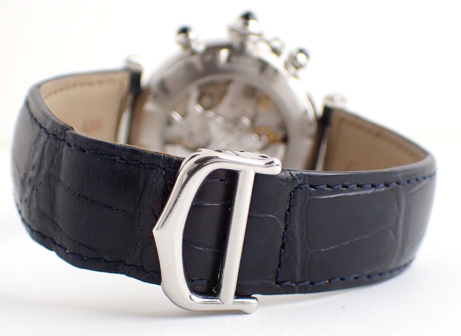 Cartier Automatic Winding Clock 124 W31030H3 Ss/ At