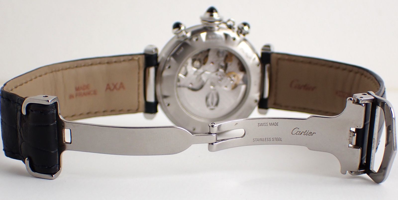 Cartier Automatic Winding Clock 124 W31030H3 Ss/ At