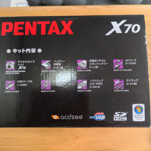 Pentax Compact Digital Camera X70 12