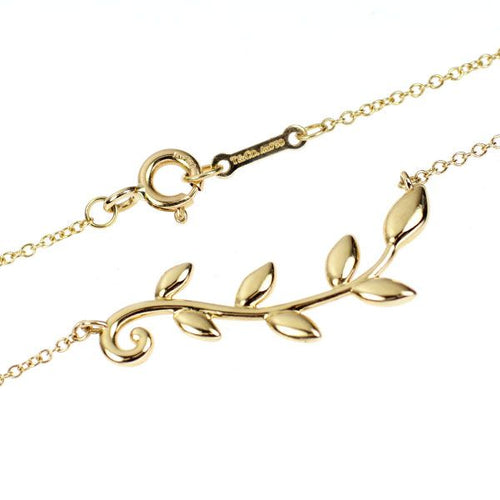 Tiffany Necklace K18Yg