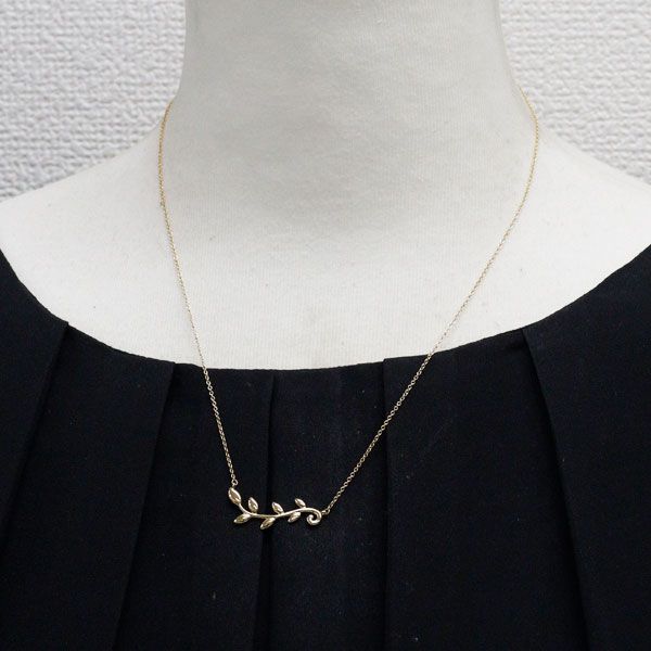 Tiffany Necklace K18Yg