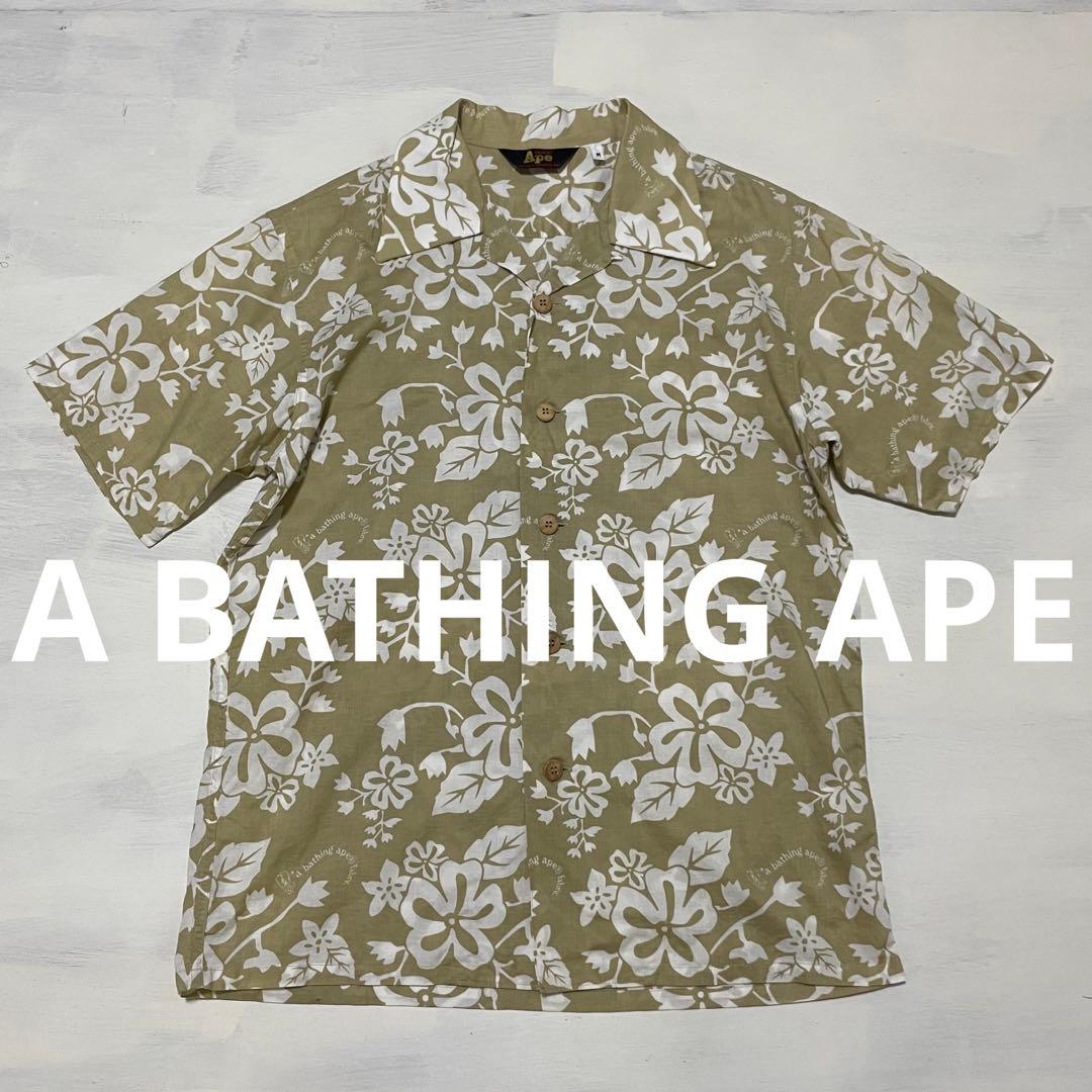 A Bathing Ape Aloha Shirt Kariyushi Wear 00S M