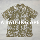 A Bathing Ape Aloha Shirt Kariyushi Wear 00S M